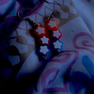 Flower earrings